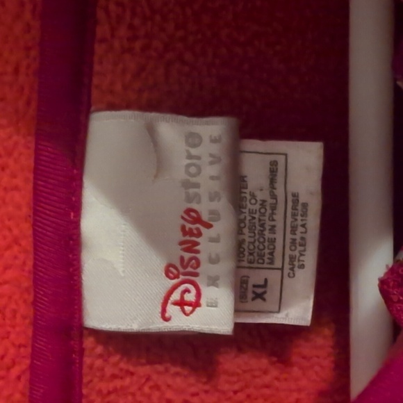 Disney Store Exclusive Brown Winnie The Pooh Vintage Quarter Zip Fleece Size XL - Picture 2 of 5